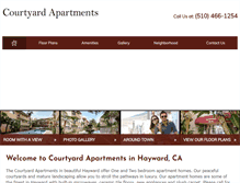 Tablet Screenshot of courtyardhayward.com